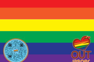 New OUT Jasper Rainbow Decal