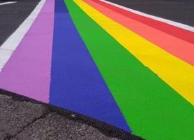 Rainbow Crosswalk 2021