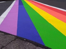 Rainbow Crosswalk 2021